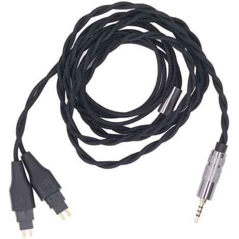 Câble de rechange pour casque audio Sennheiser HD580 HD650 HD6XX, connecteur 2.5mm équilibré, fil en cuivre argenté, amélioration de qualité sonore.