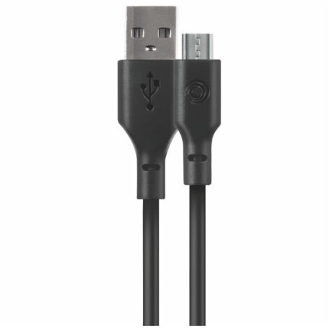 Câble de recharge USB-A vers Micro USB, 100 cm, 3654 Tiemme