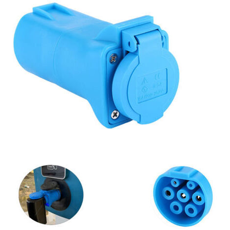 Câble de recharge voiture électrique 10/16A 220V – Adaptateur prise conversion 3kW – Compatible camping-cars et scooters