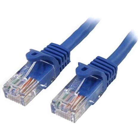 CABLE DE RED 0 5M AZUL CAT5E