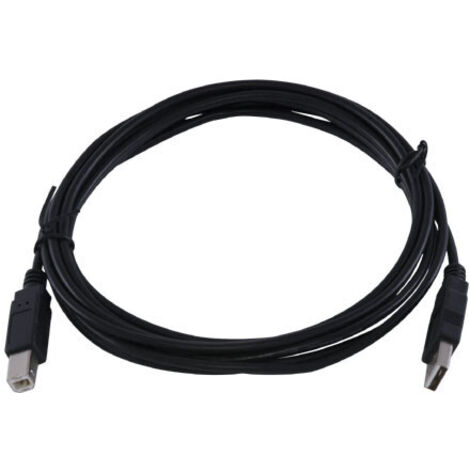 Cable de Red Rígido UTP Categoría 6 Kramer 1.8m USB 2.0 Negro 1,8 m (1 unidad)