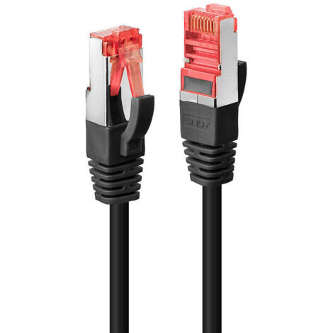 Cable de Red Rígido UTP Categoría 6 LINDY 47780 3 m Negro 1 unidad