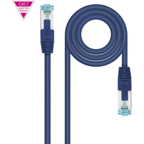 Cable de Red RJ45 SFTP Nanocable 10.20.1702-BL Cat.7/ 2m/ Azul