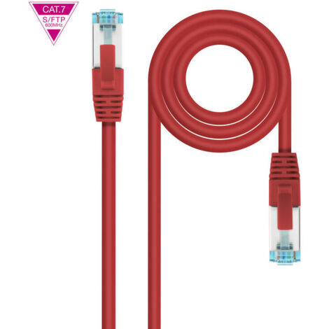 Cable De Red Rj45 Sftp Nanocable 10.20.1702-R Cat.7/ 2M/ Roj
