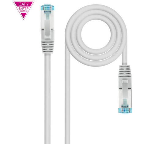 Cable de Red RJ45 SFTP Nanocable 10.20.1705 Cat.7/ 5m/ Gris