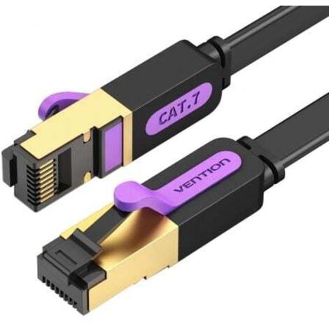Cable de Red RJ45 SFTP Vention ICDBD Cat7/ 50cm/ Negro