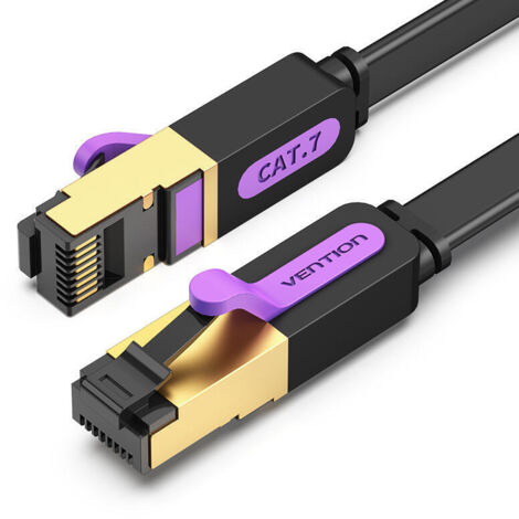 Cable de Red RJ45 STP Vention ICABF Cat.7/ 1m/ Negro