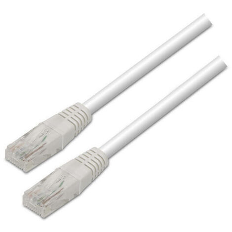 Cable de Red RJ45 UTP Aisens A133-0198 Cat.5e/ 2m/ Blanco