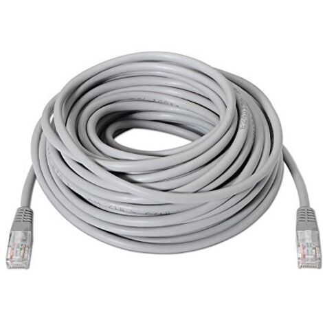 Cable de Red RJ45 UTP Nanocable 10.20.0130 Cat.5e/ 30m/ Gris