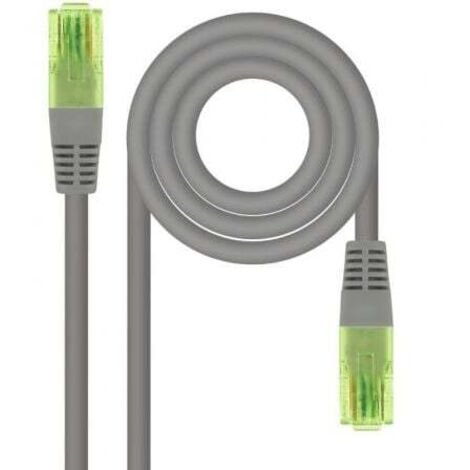 Cable de Red RJ45 UTP Nanocable 10.20.1420 Cat.6/ 20m/ Gris