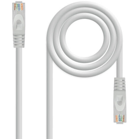 Cable de Red RJ45 UTP Nanocable 10.20.1800-L25 Cat.6A/ LSZH/ 25cm/ Gris