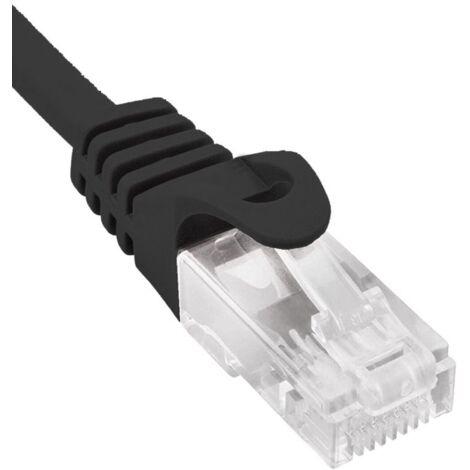 Cable de red rj45 utp phasak phk 1802 cat.6/ 2m/ negro