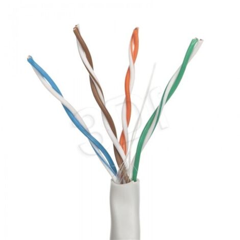Cable de red UTP Cat5e ALANTEC de 305 m - 100 % cobre, 24 AWG