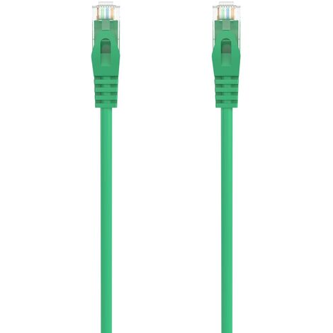 Cable de red UTP CAT6a 0.50 M Verde
