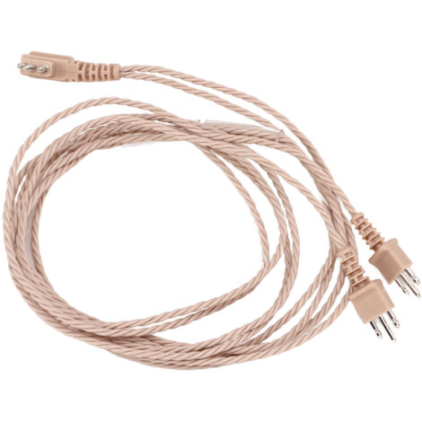 Câble de Remplacement 5 Pièces pour Prothèse Auditive BTE avec Connecteur 3 Broches
