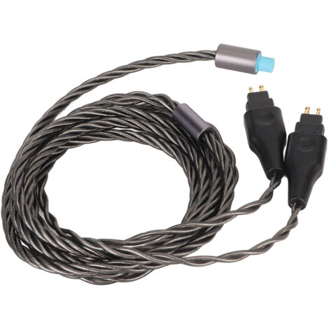 Câble de Remplacement Argenté Haute Qualité pour Casque Sennheiser HD650 HD660S HD600 HD580 - Câble Audio 3 en 1