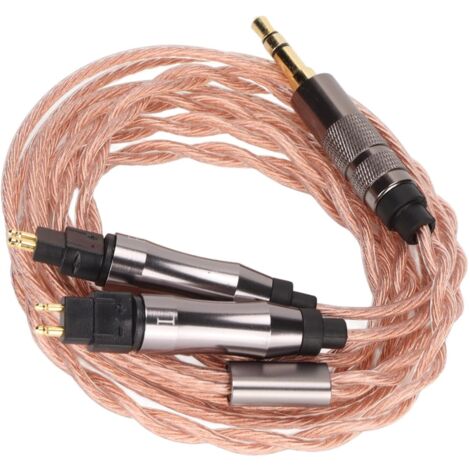 Câble de Remplacement en Fil D'argent pour HD580 HD414