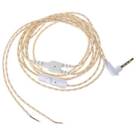Câble de remplacement pour casque audio, interface 3,5 mm, rallonge avec réduction de bruit