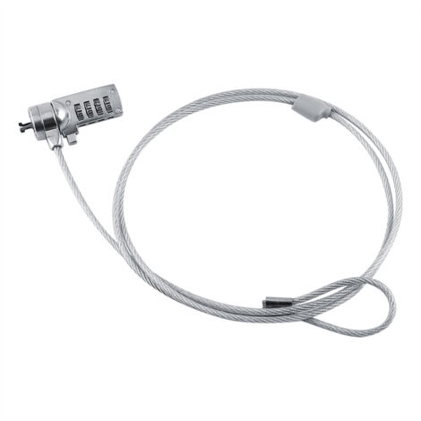 Câble de sécurité à code 4 chiffres pour ordinateur portable, antivol et protection contre le vol
