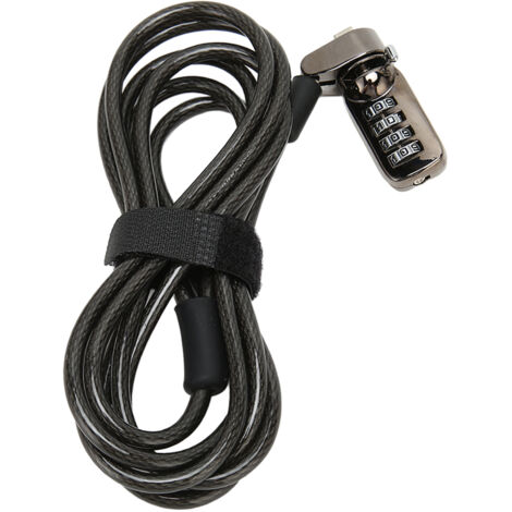 Câble de sécurité à code pour PC portable, projecteur, tablette - Antivol réglable et résistant.