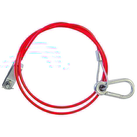 Cable de sécurité mousquetons