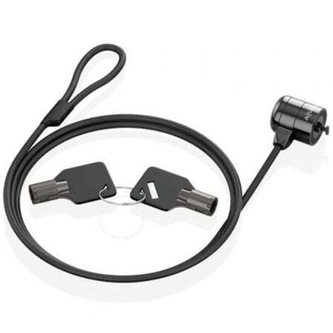 Cable de Seguridad Aisens ASLK-D40K04-BK 1,5 m