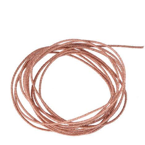 Câble de Subwoofer 2m - Fil de Haut-Parleur Tressé Cuivre 8 Brins pour Réparation
