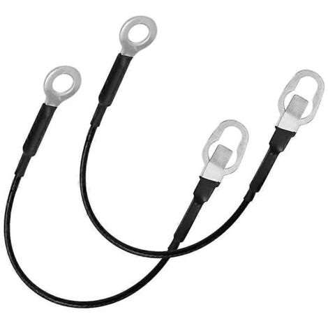 Câble de support de hayon en 2 pièces, fil d'acier, pour accessoires automobiles durables