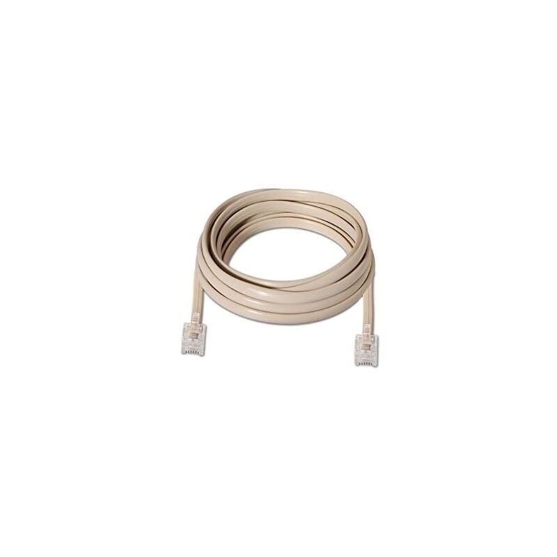 

Cable de telefono RJ11 6P4C M-M 2 M Beige