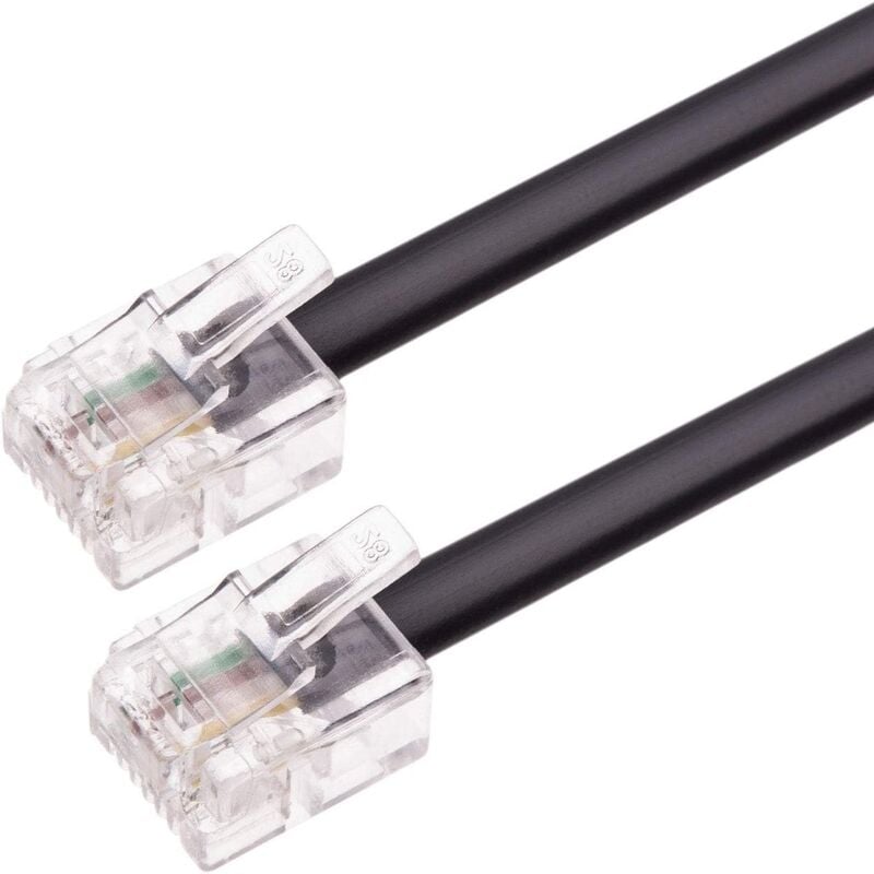 

Cable de telefono RJ11 6P4C M-M 6 M Negro