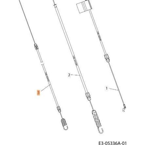 CÂBLE DE TRACTION EMAK ORIGINAL C74604440