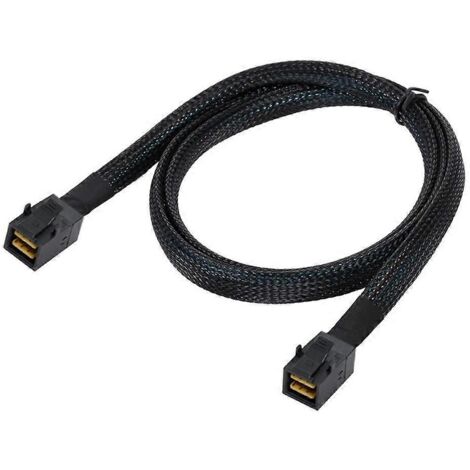 Câble de transfert de données convertisseur MINI SAS HD-Line SFF-8643 vers SFF-8643 36 broches - 1 m