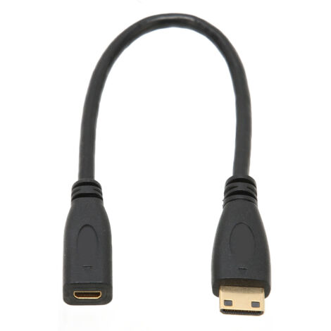 Câble de Transfert de Données Mini USB vers Micro USB, Conception Compacte Portable pour Téléphone et Ordinateur