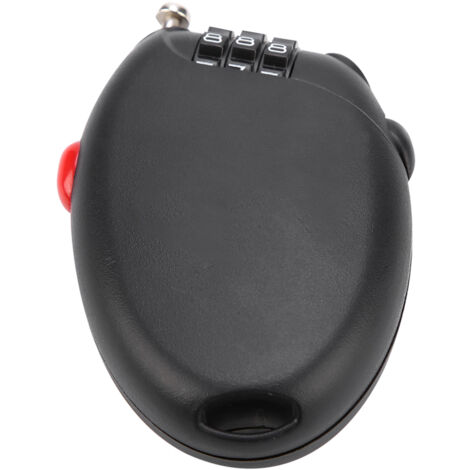 Câble de Vélo Mini Multifonction avec Code Antivol pour Casque de Cyclisme