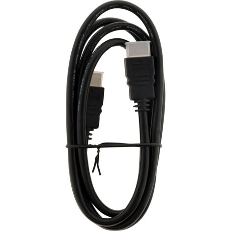 Cable de vídeo HDMI macho/macho de 1,5 metros, negro.