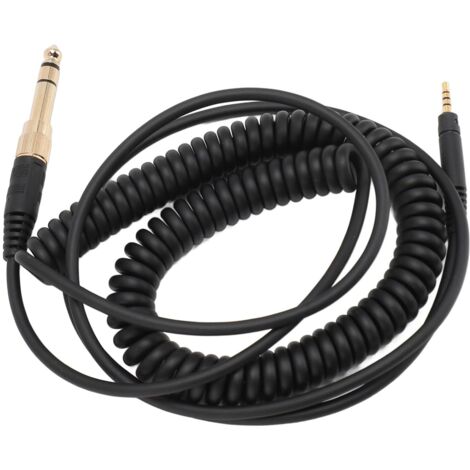 Câble D'écouteurs enroulé - Cordon Sonore Durable pour HD598 avec Longueur