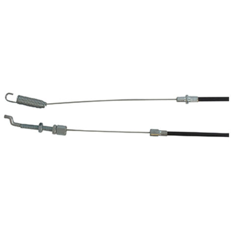 câble d'embrayage adaptable pour tondeuse hayter 56. remplace origine: 340056 - longueur câble: 1105mm longueur gaine: 1095mm