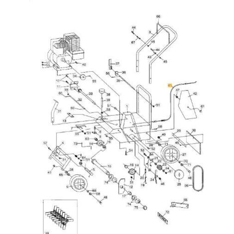 CÂBLE D'EMBRAYAGE ORIGINAL STIGA - 1319-1652-01