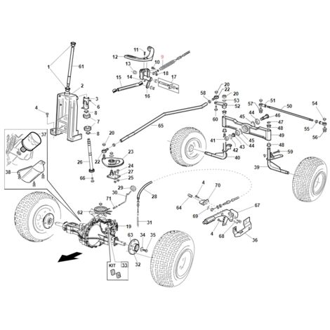 Câble d'entraînement GTS ORIGINAL GIANNI FERRARI BFB 92006000012