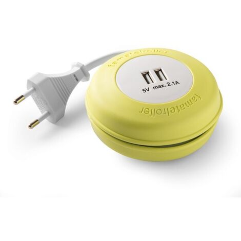 CÂBLE D'EXTENSION 2X0.75 AVEC 2XUSB 2.1A - 2 M