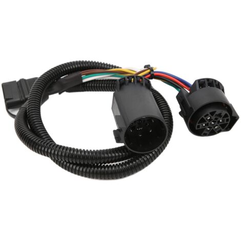 Câble d'extension 3,6m pour remorque avec connecteurs 4 broches et 7 broches, côté véhicule