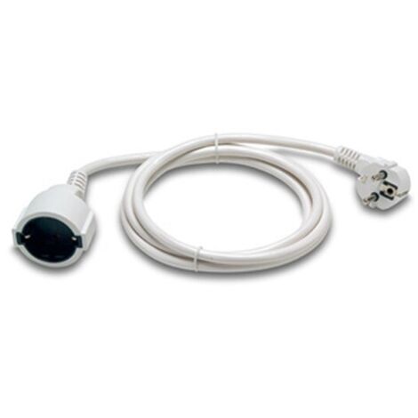 CÂBLE D'EXTENSION BLANC 3G1.5 16A - 2 M