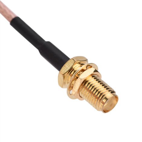 Câble d'extension coaxial RG316 25cm avec connecteurs SMA femelle vers MMCX mâle angle droit