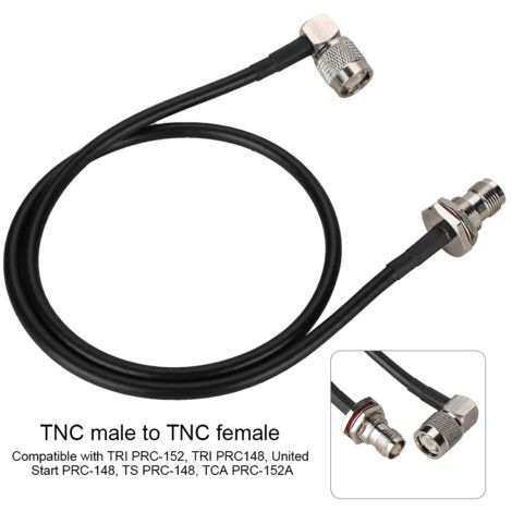 Câble d'extension d'antenne TNC 60 cm mâle à femelle pour TRI PRC-152