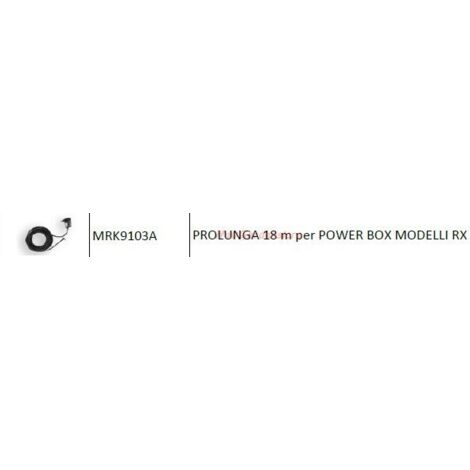 Câble d'extension de 18m pour boîtier d'alimentation des modèles de tondeuses robots RX ROBOMOW MRK9103A