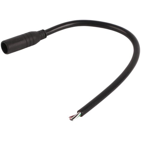 Câble d'extension étanche 25 cm, connecteur femelle à mâle 9 broches, accessoire pour vélo électrique un vers quatre ou cinq