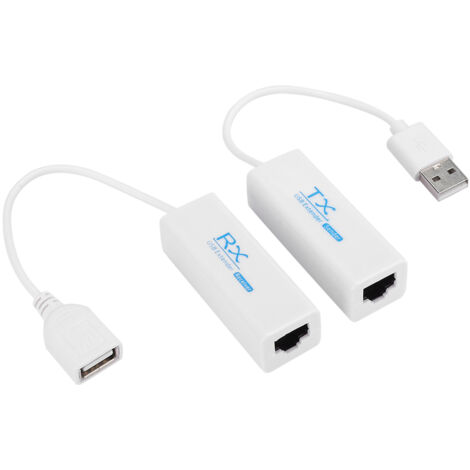 Câble d'extension Ethernet USB 2.0 200 mètres avec adaptateur RJ45 pour réseau