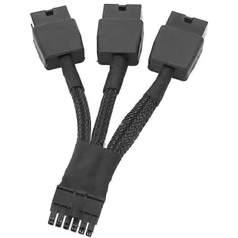 Câble d'extension gainé PCI-e 3x8 broches vers 12 broches pour NVIDIA Ampere RTX 3060ti 3070