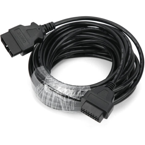 Câble d'extension OBD2 10 mètres, connecteur mâle-femelle pour diagnostic automobile