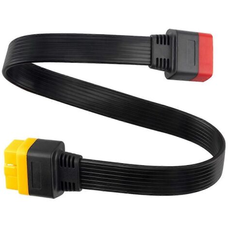 Câble d'extension pour connecteur OBD2/OBD II mâle 16 broches vers femelle 16 broches